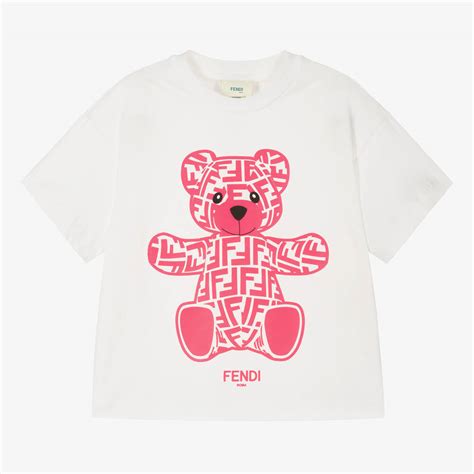 fendi shirt bear|Fendi crewneck t shirt.